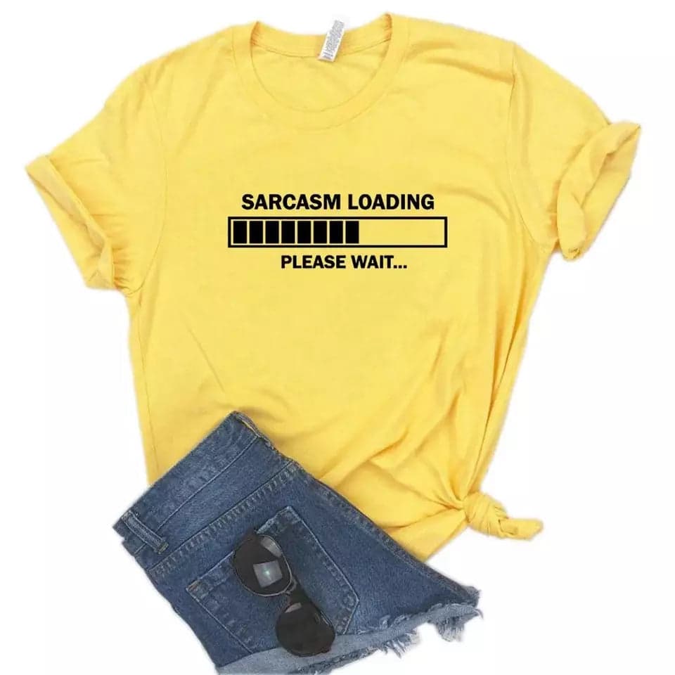 Camiseta Estampada T-shirt  Cargando sarcasmo — foto 6