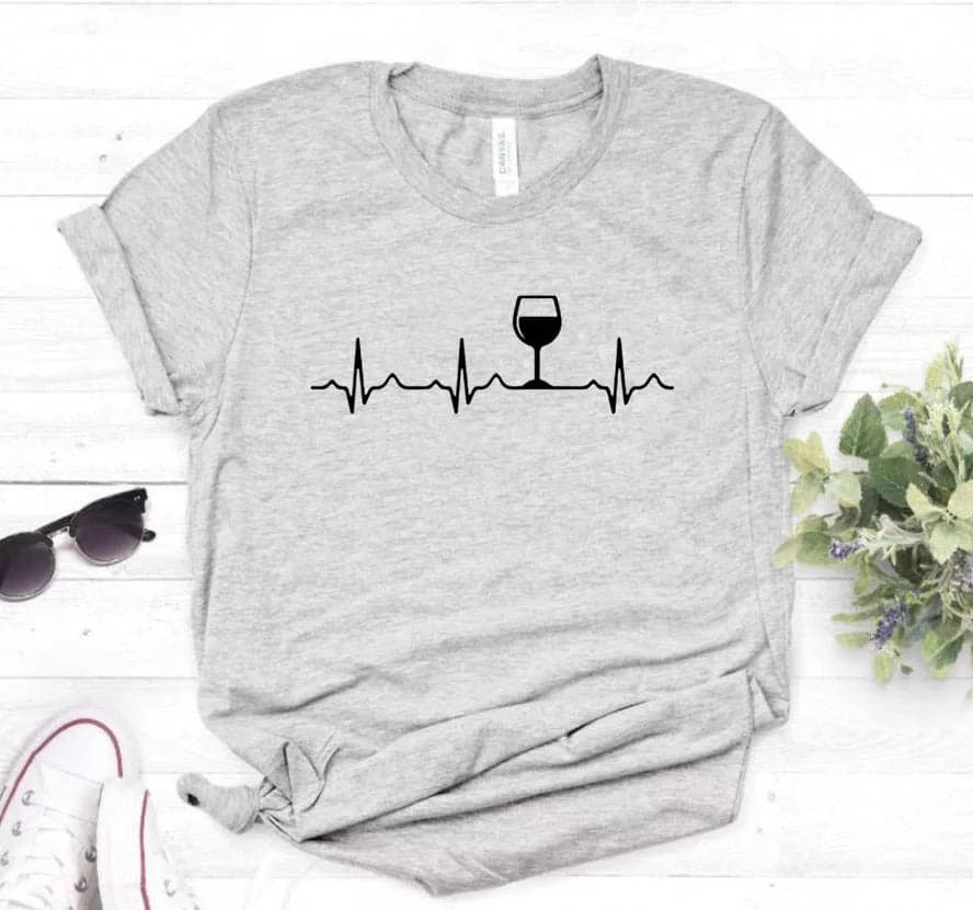 Camisa estampada tipo T-shirt Pulso Copa Vino — foto 1