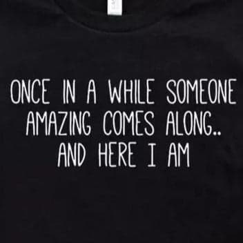 Camisetas estampada tipo T-shirt ONCE IN A WHILE SOMEONE — foto 2