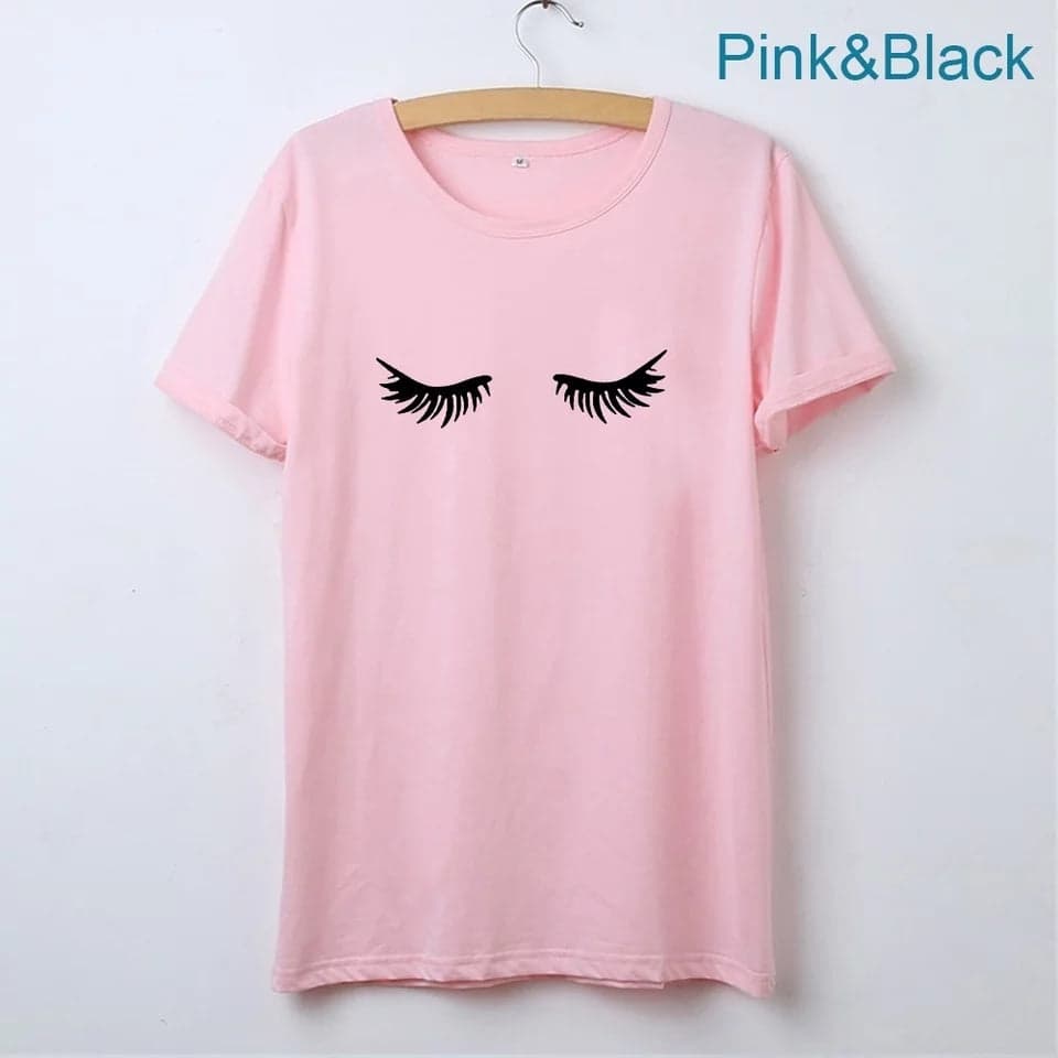 Camiseta estampada T-shirt Pestañas — foto 2