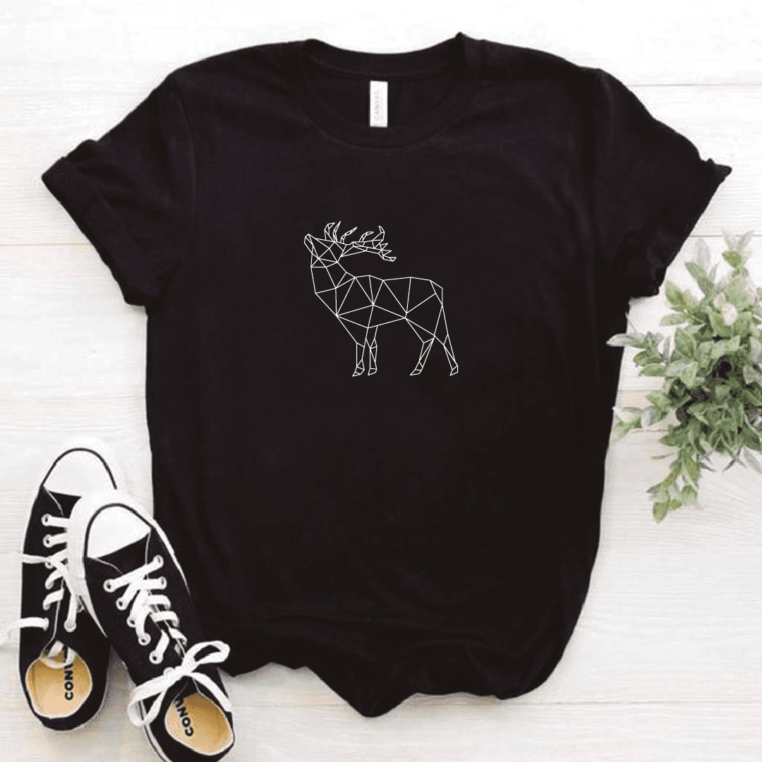 Camisa estampada tipo T- shirt Alce Geometrico — foto 7