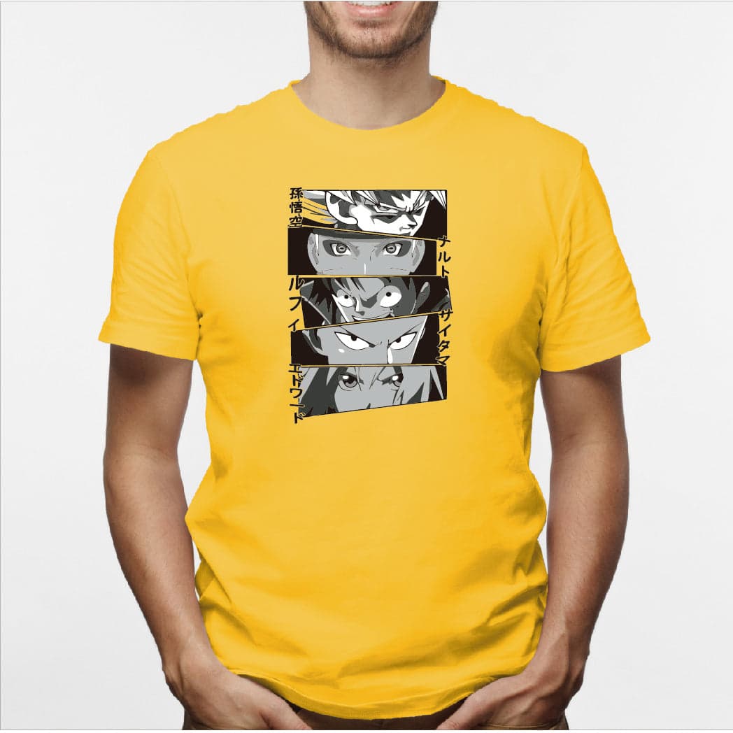 Camisa estampada en algodón para hombre tipo T-shirt Anime — foto 1