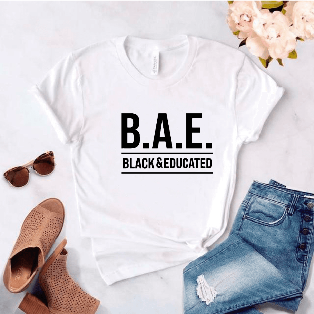 Camiseta estampada tipo T-shirt Black & Educated — foto 2