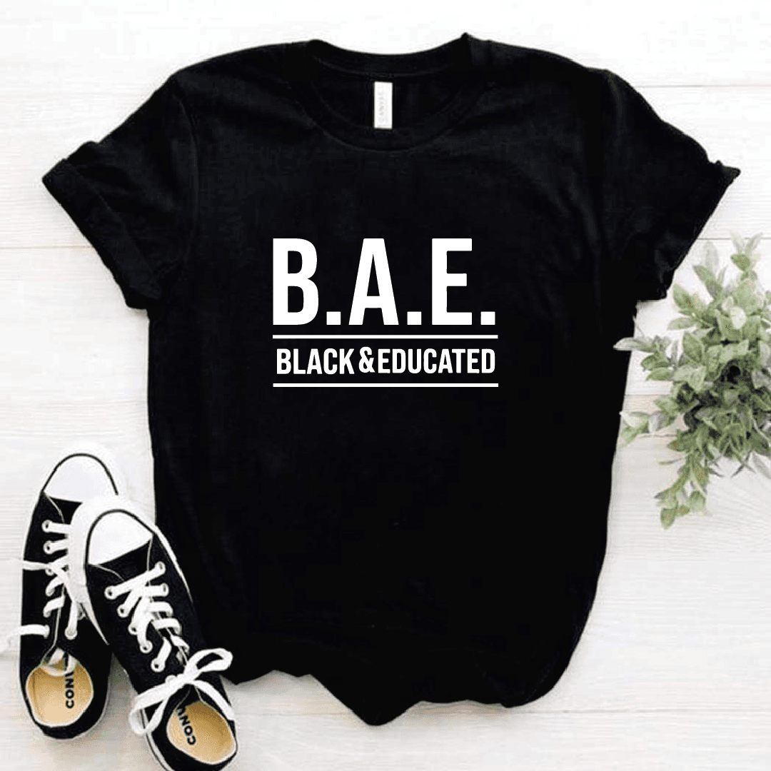 Camiseta estampada tipo T-shirt Black & Educated — foto 4