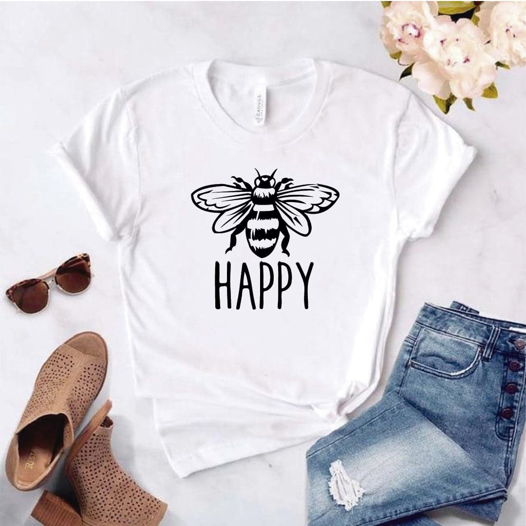 Camiseta estampada Tshirt Abeja Grande Happy — foto 8