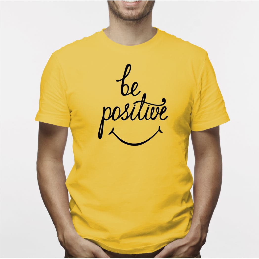 Camisatas estampada para hombre  tipo T-shirt  BE POSITIVE — foto 7