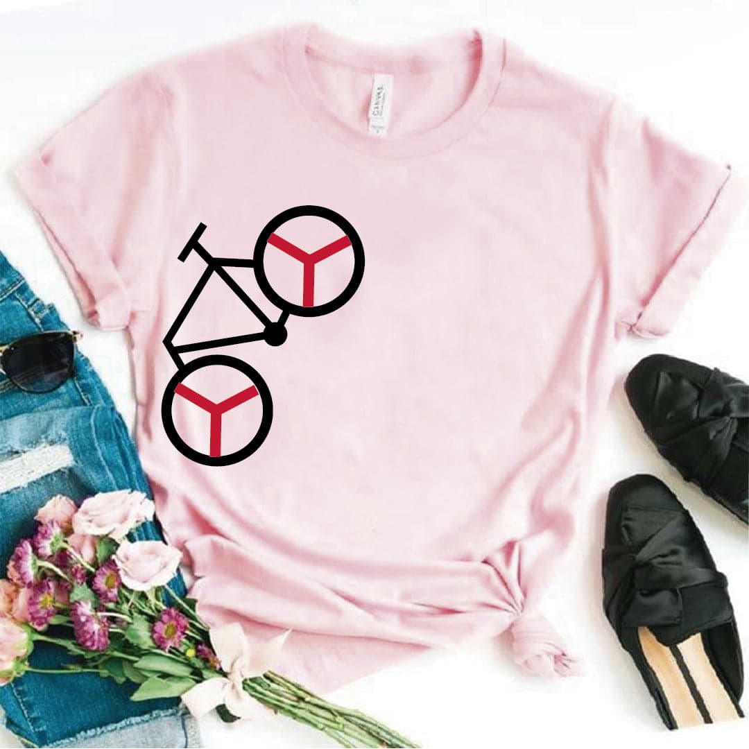 Camisa estampada  tipo T-shirt BICICLETA DE LADO — foto 6