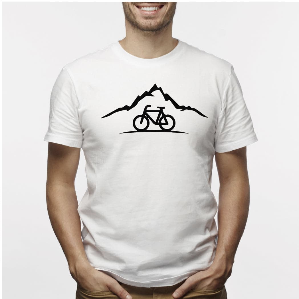 Camisa estampada para hombre  tipo T-shirt Bicicleta Montaña — foto 7