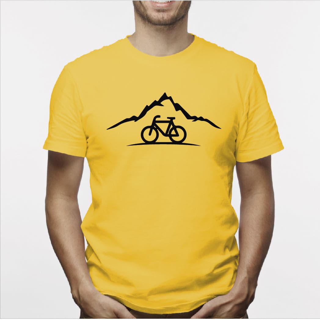 Camisa estampada para hombre  tipo T-shirt Bicicleta Montaña — foto 1