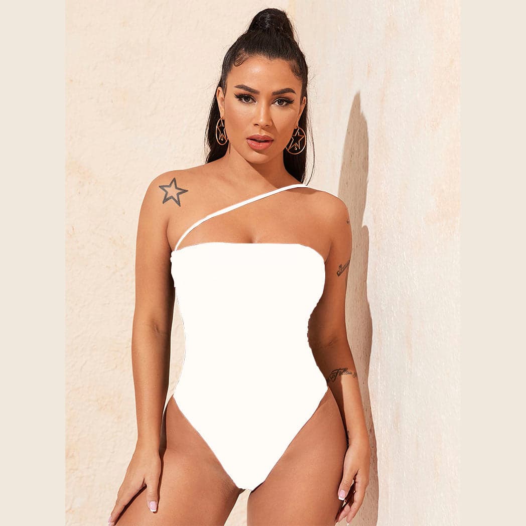 BODY SIN MANGAS CON TIRANTE DIAGONAL — foto 1