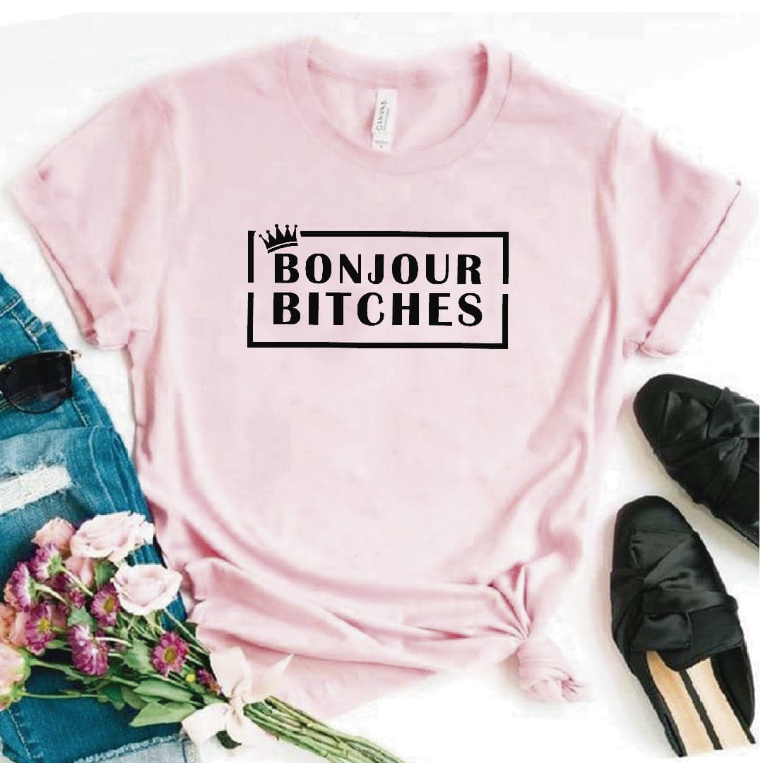 Camiseta Estampada T-shirt Bonjour Bitches — foto 1