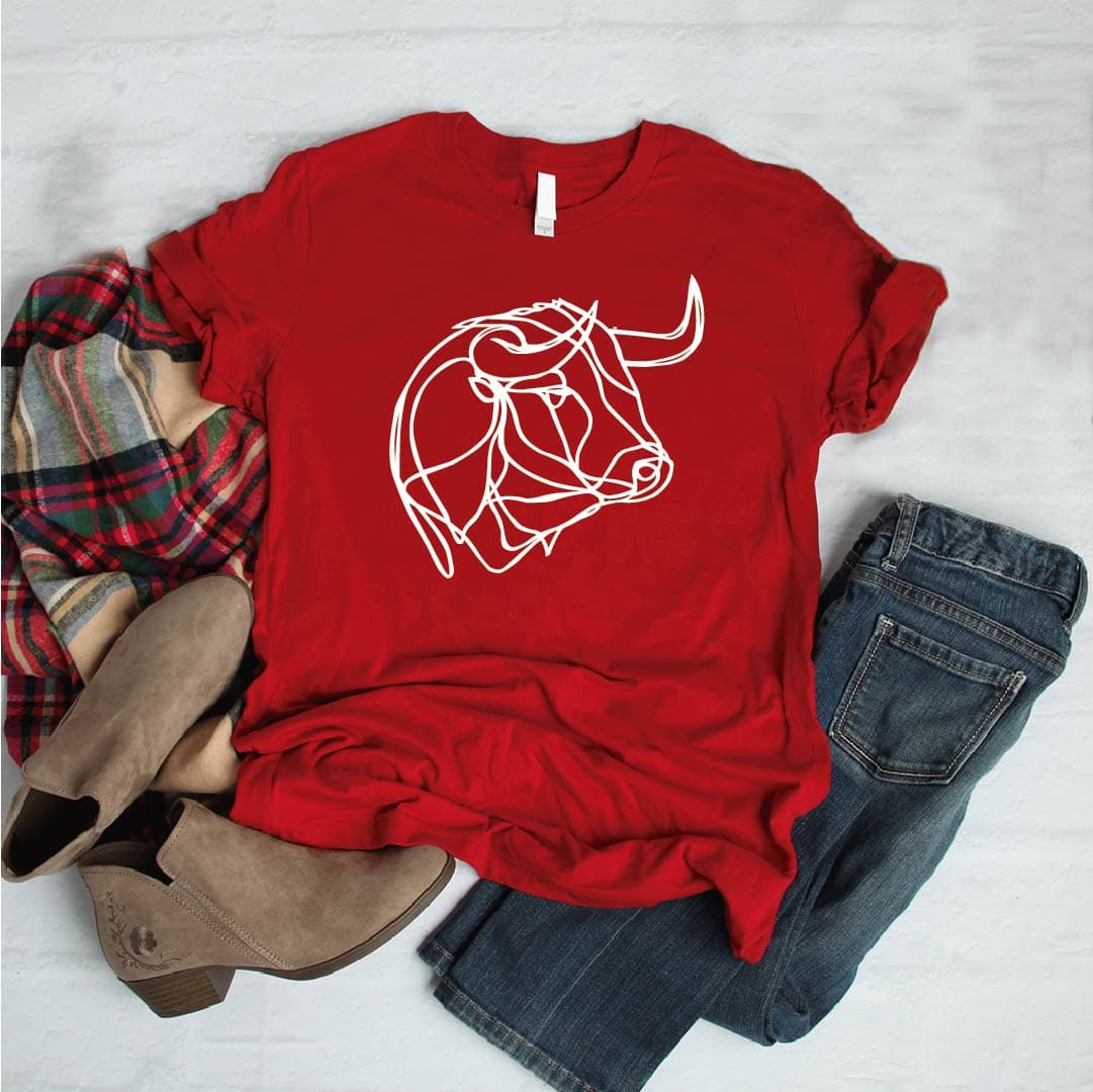 Camiseta estampada tipo T-shirt TORO (GEOMÉTRICO) — foto 5