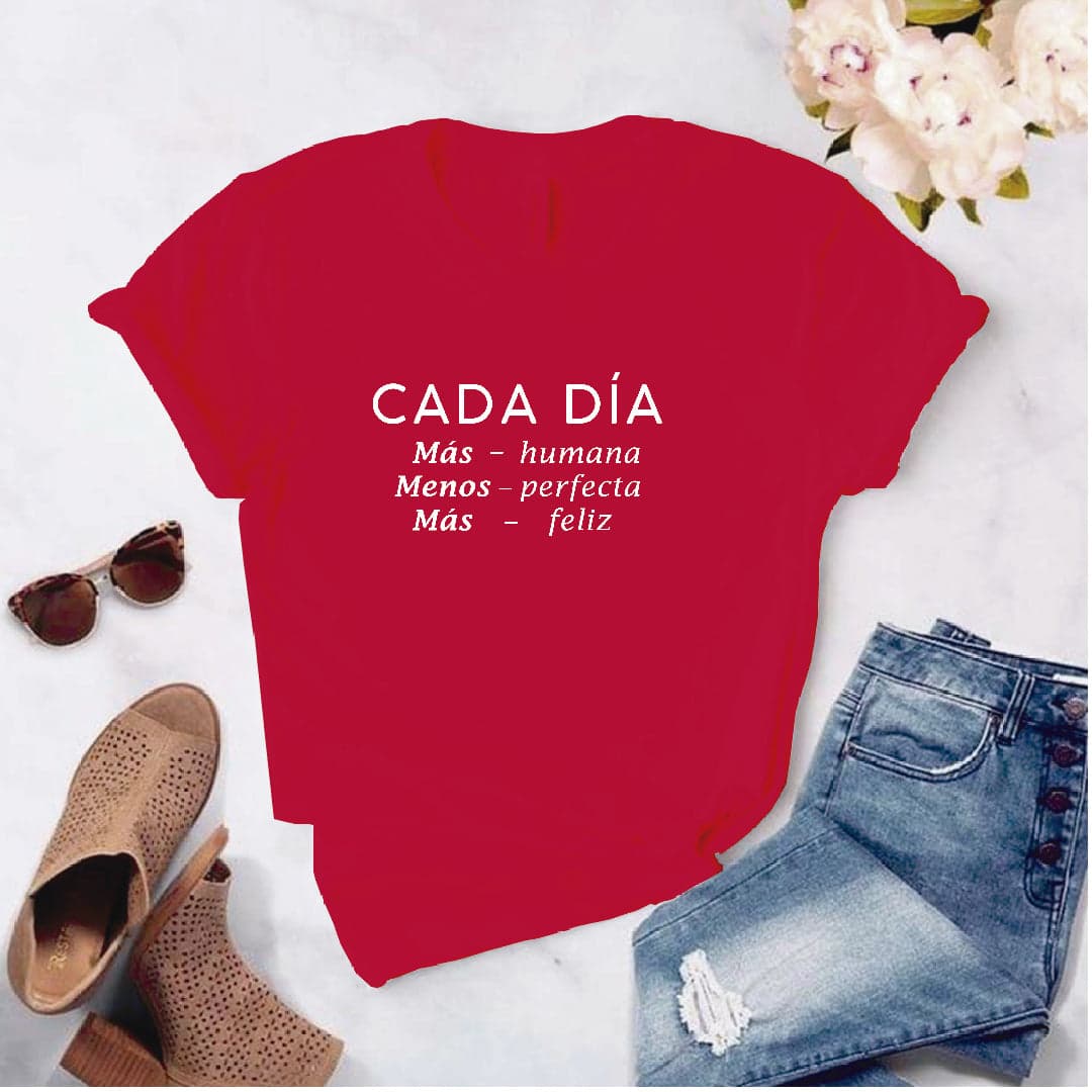 Camiseta Estampada T-shirt CADA DIA MENOS PERFECTA — foto 7