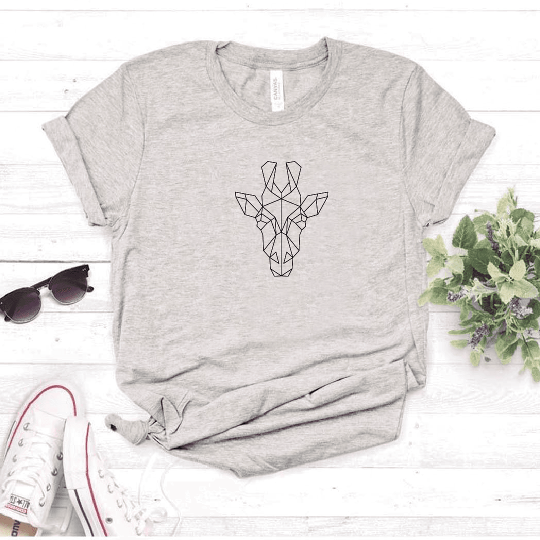 Camisa estampada tipo T- shirt Jirafa  Geometrica — foto 1
