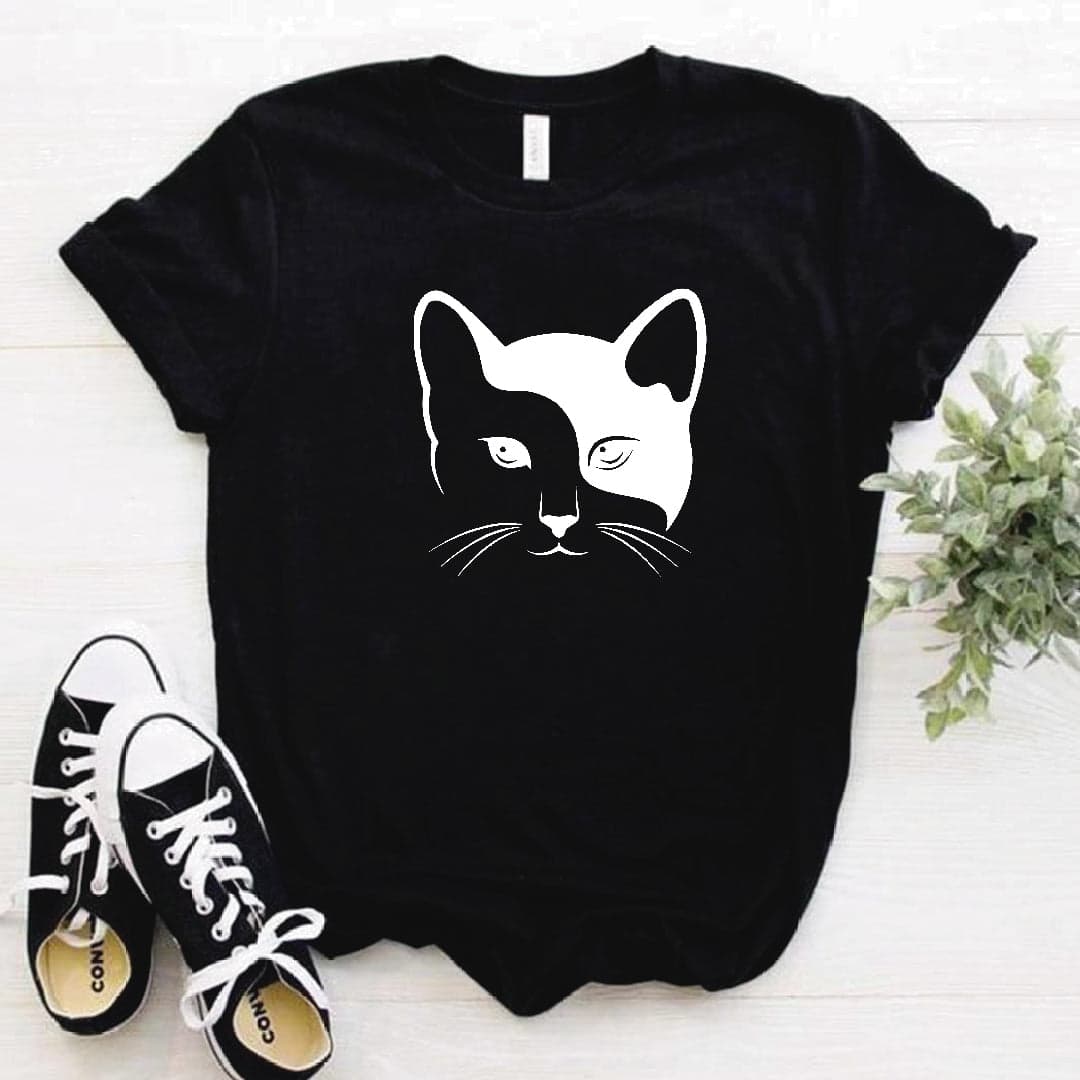 Camiseta Estampada T-shirt CARA DE GATO — foto 9
