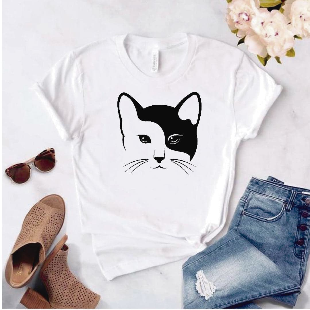Camiseta Estampada T-shirt CARA DE GATO — foto 6