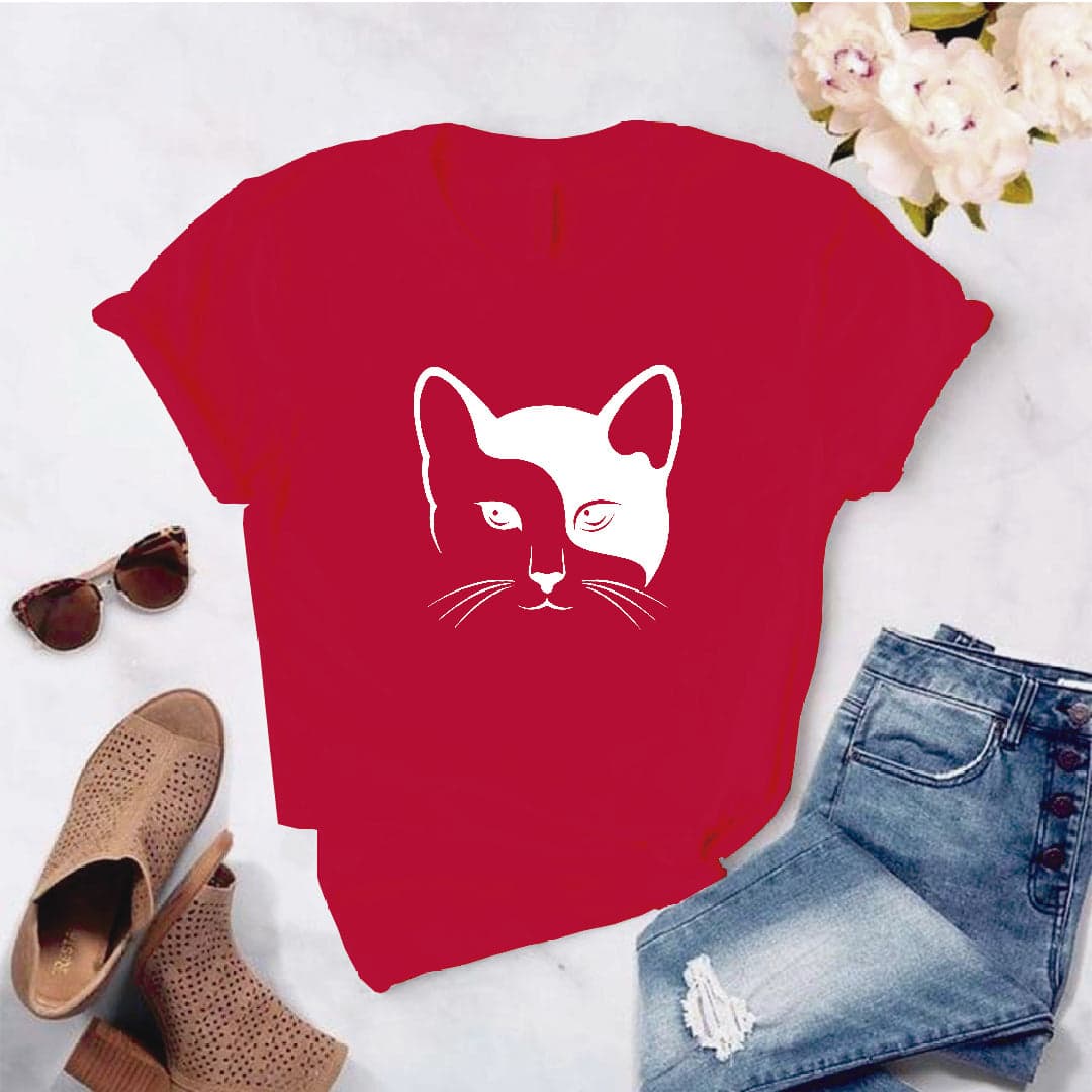 Camiseta Estampada T-shirt CARA DE GATO — foto 8
