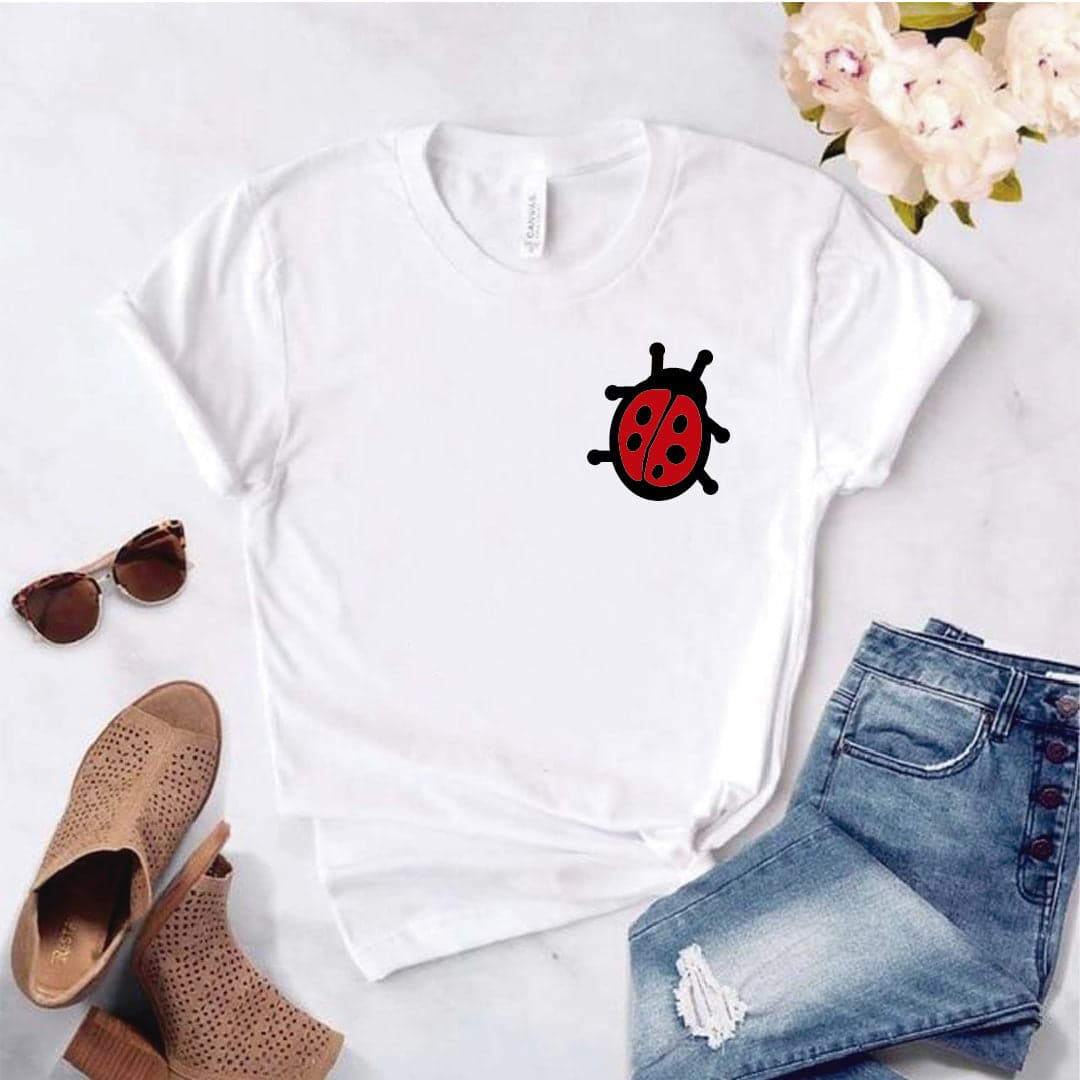 Camisa estampada  tipo T-shirt  CATARINA MARIQUITA BOLSILLO — foto 2