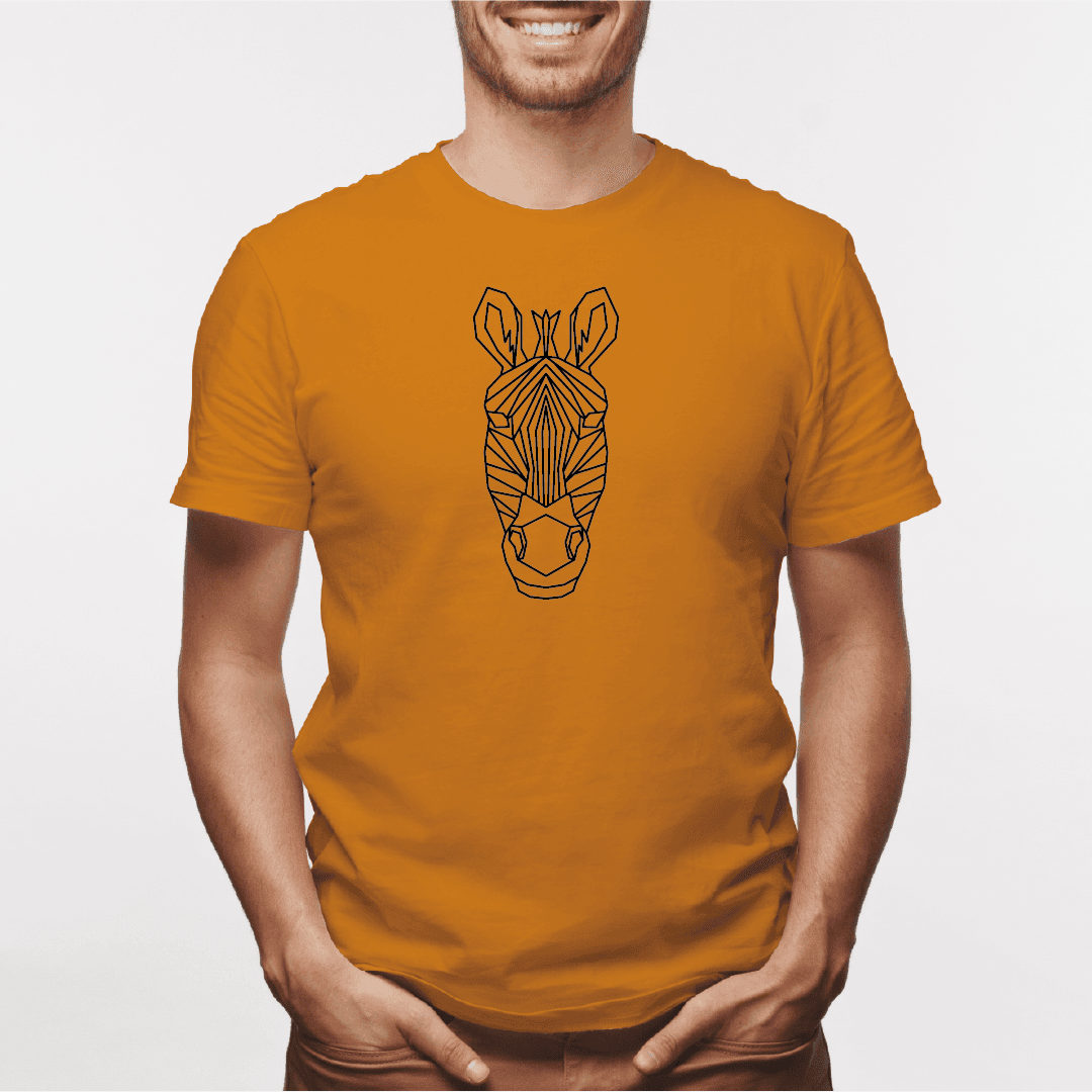 Camisa estampada para hombre  tipo T-shirt Cebra Geometrico — foto 2