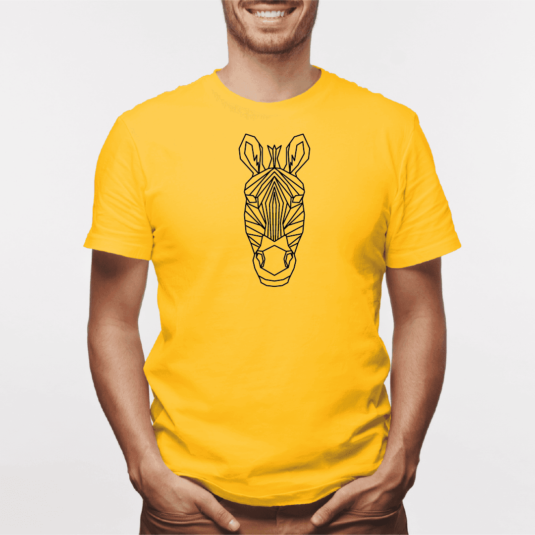 Camisa estampada para hombre  tipo T-shirt Cebra Geometrico — foto 7