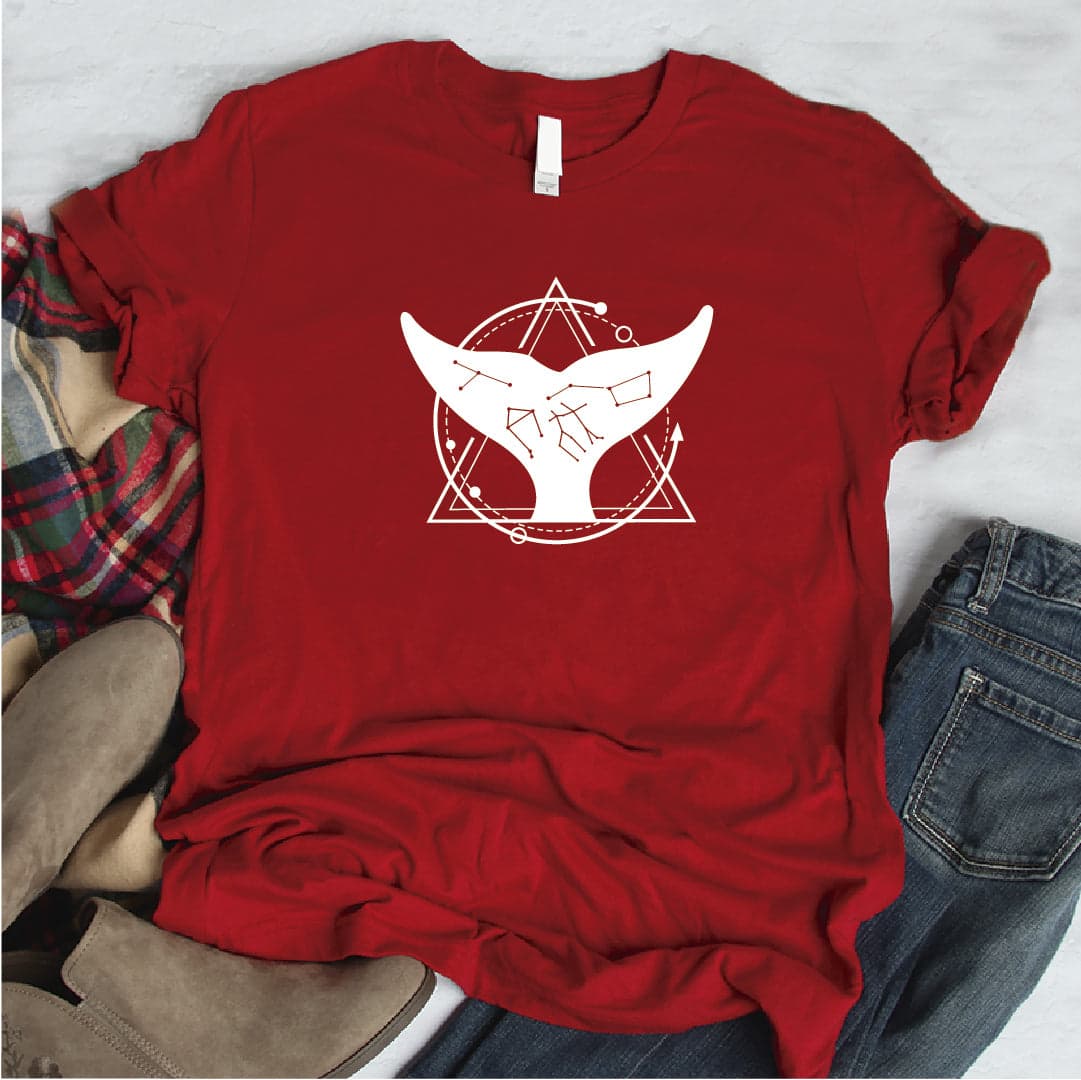 Camisa estampada  tipo T-shirt COLA DE BALLENA CONSTELACION — foto 6