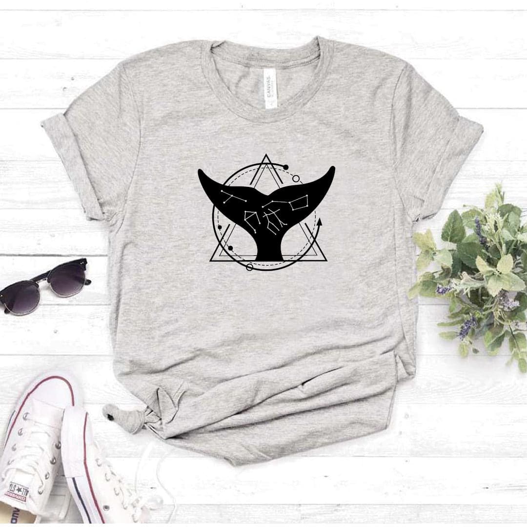 Camisa estampada  tipo T-shirt COLA DE BALLENA CONSTELACION — foto 1