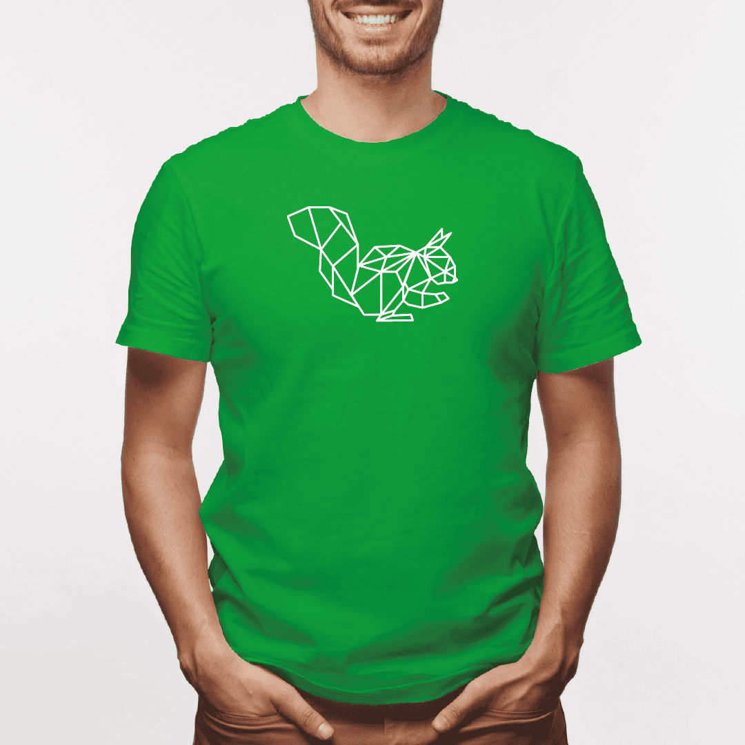 Camisa estampada para hombre  tipo T-shirt Ardilla Geometrico — foto 7