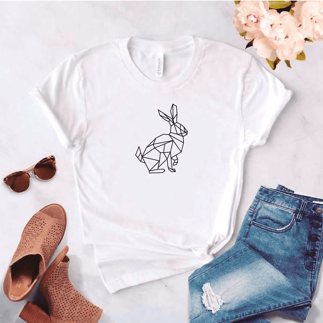 Camisa estampada tipo T- shirt Conejo Sentado — foto 5