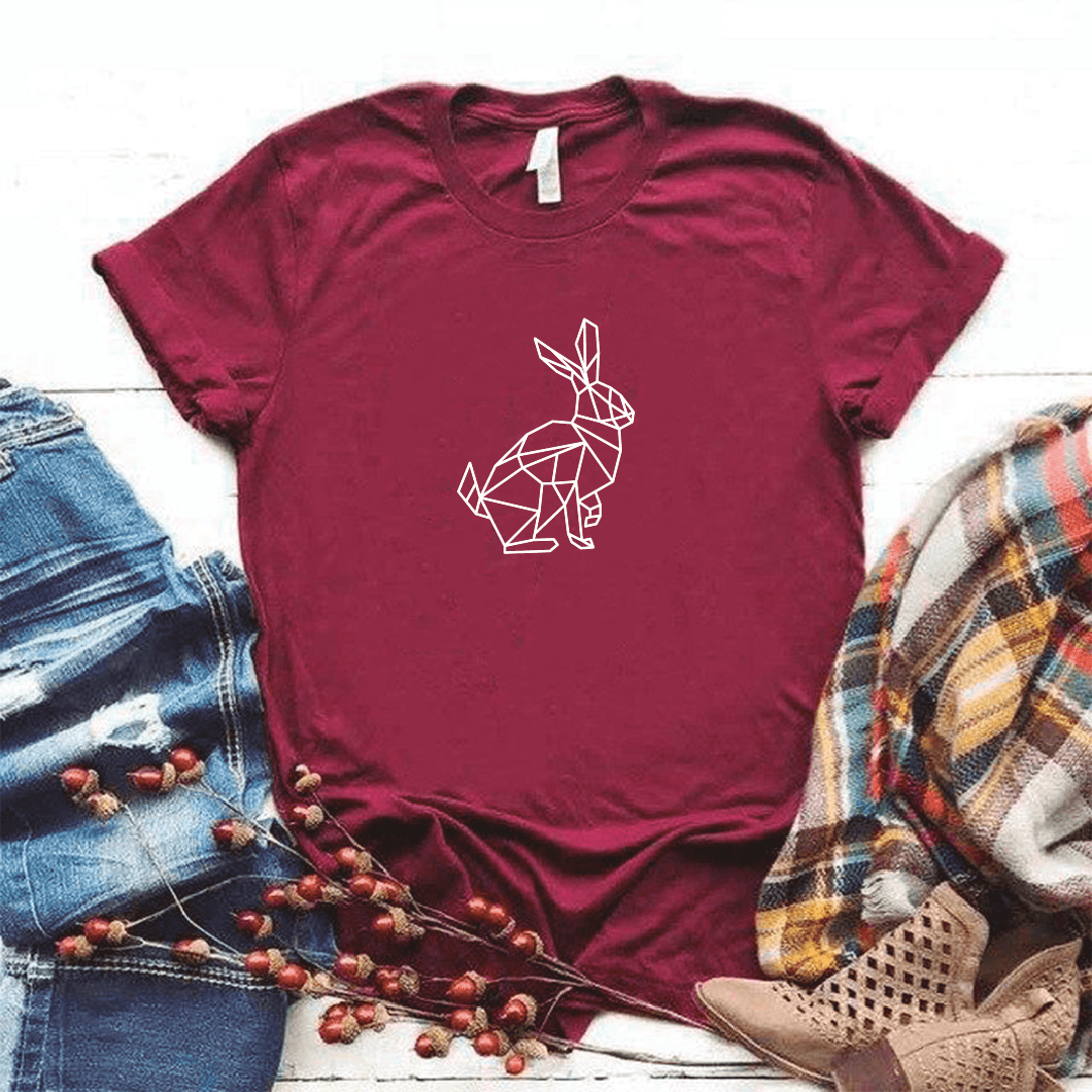 Camisa estampada tipo T- shirt Conejo Sentado — foto 7