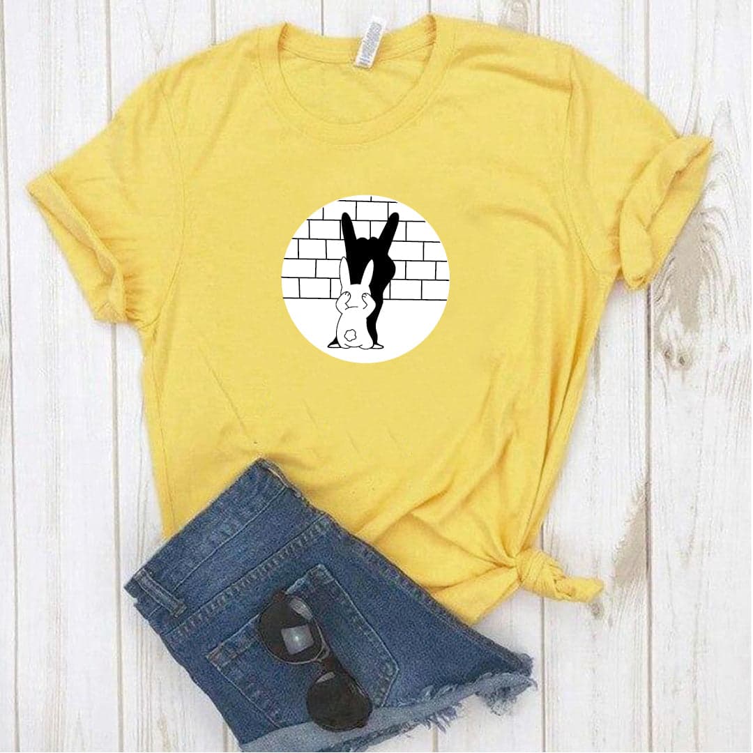Camisa estampada tipo T- shirt CONEJO SOMBRA — foto 1