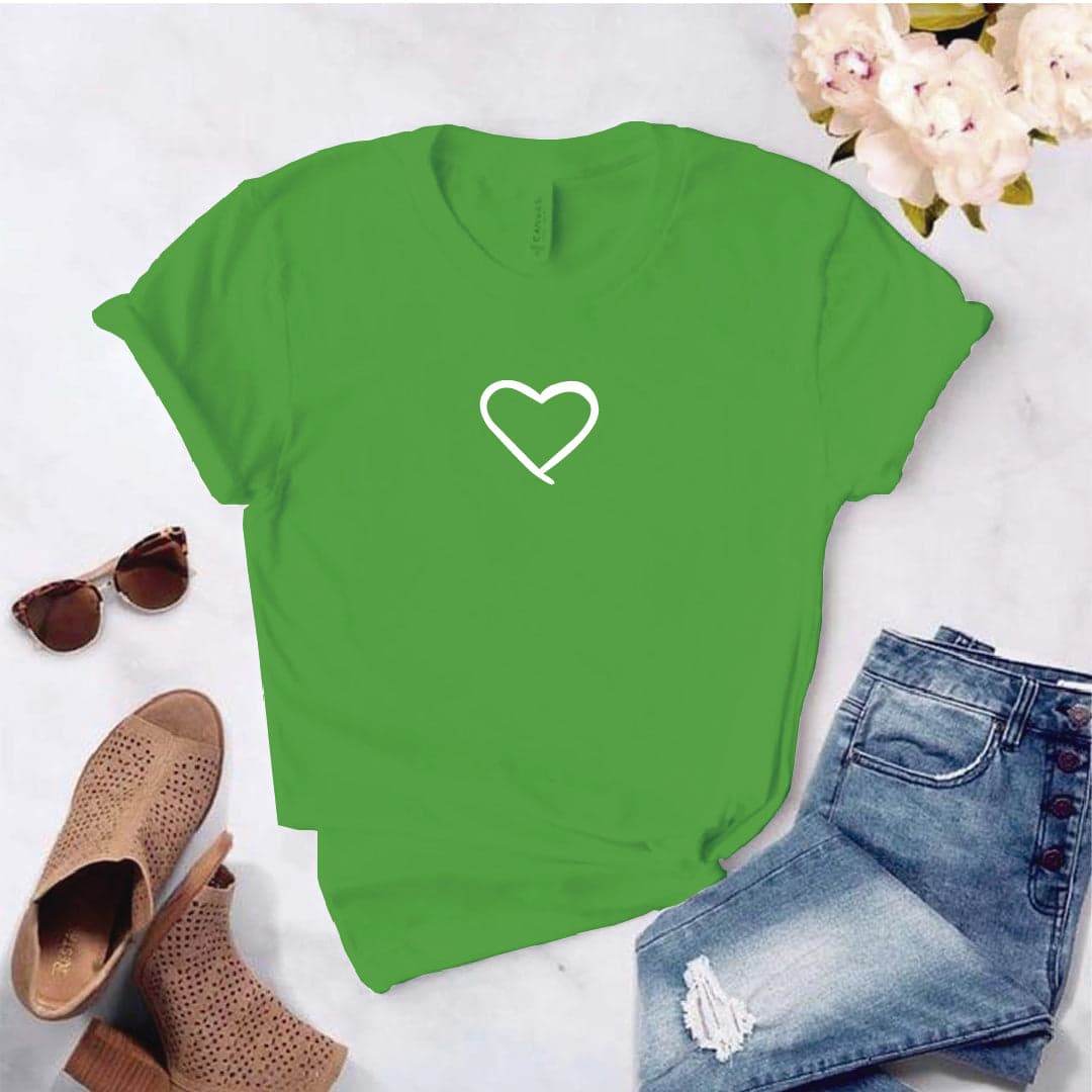 Camiseta estampada T-shirt Corazon en el centro — foto 8
