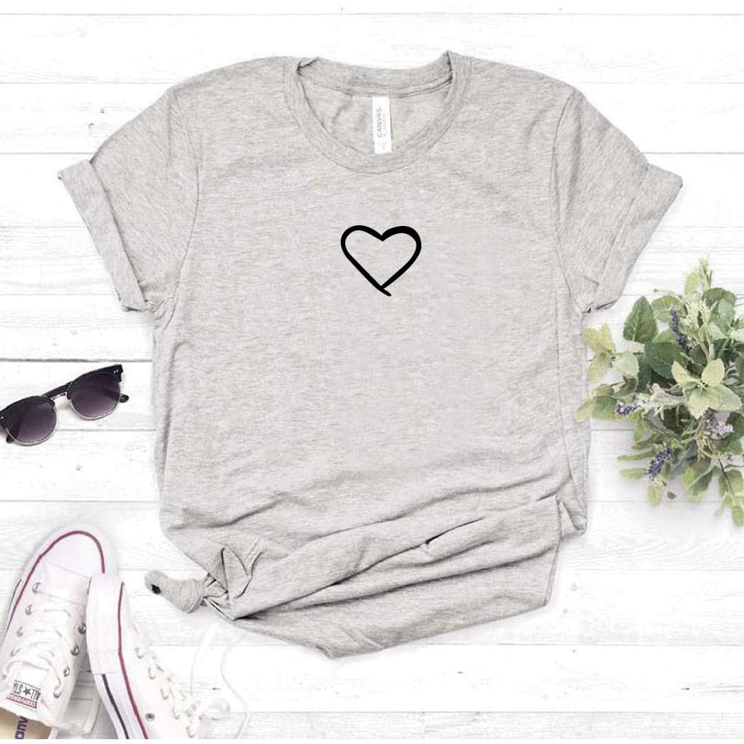 Camiseta estampada T-shirt Corazon en el centro — foto 3