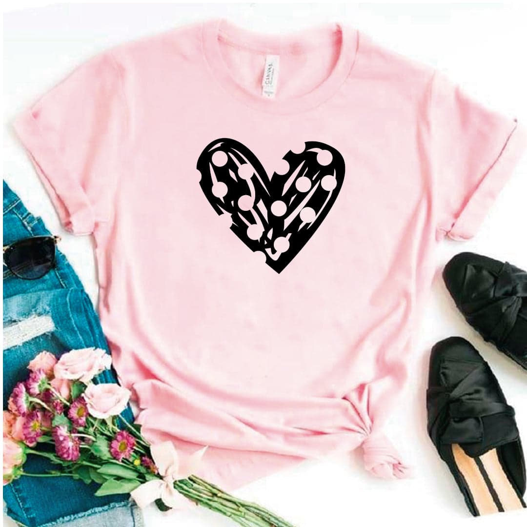 Camisa estampada tipo T- shirt Corazón Puntos — foto 7