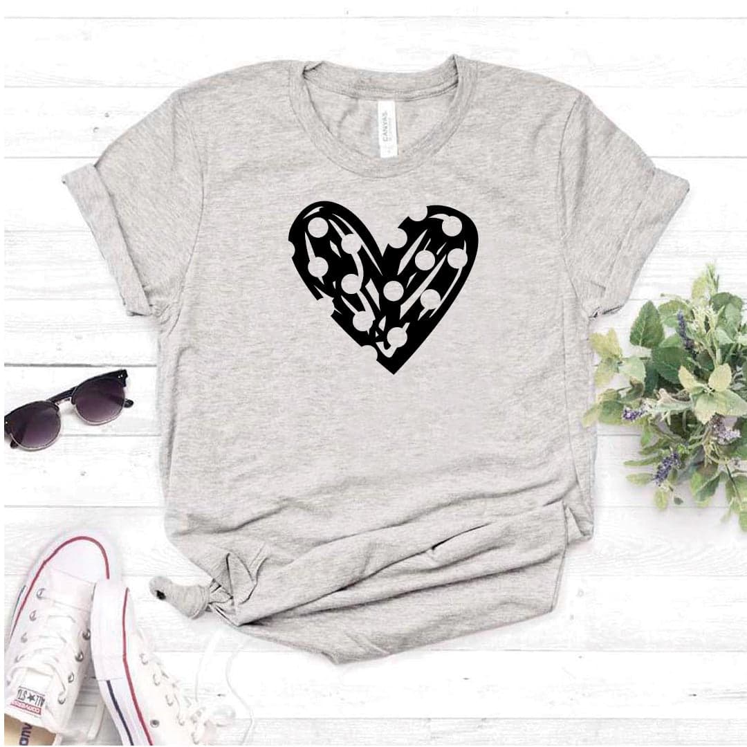 Camisa estampada tipo T- shirt Corazón Puntos — foto 8