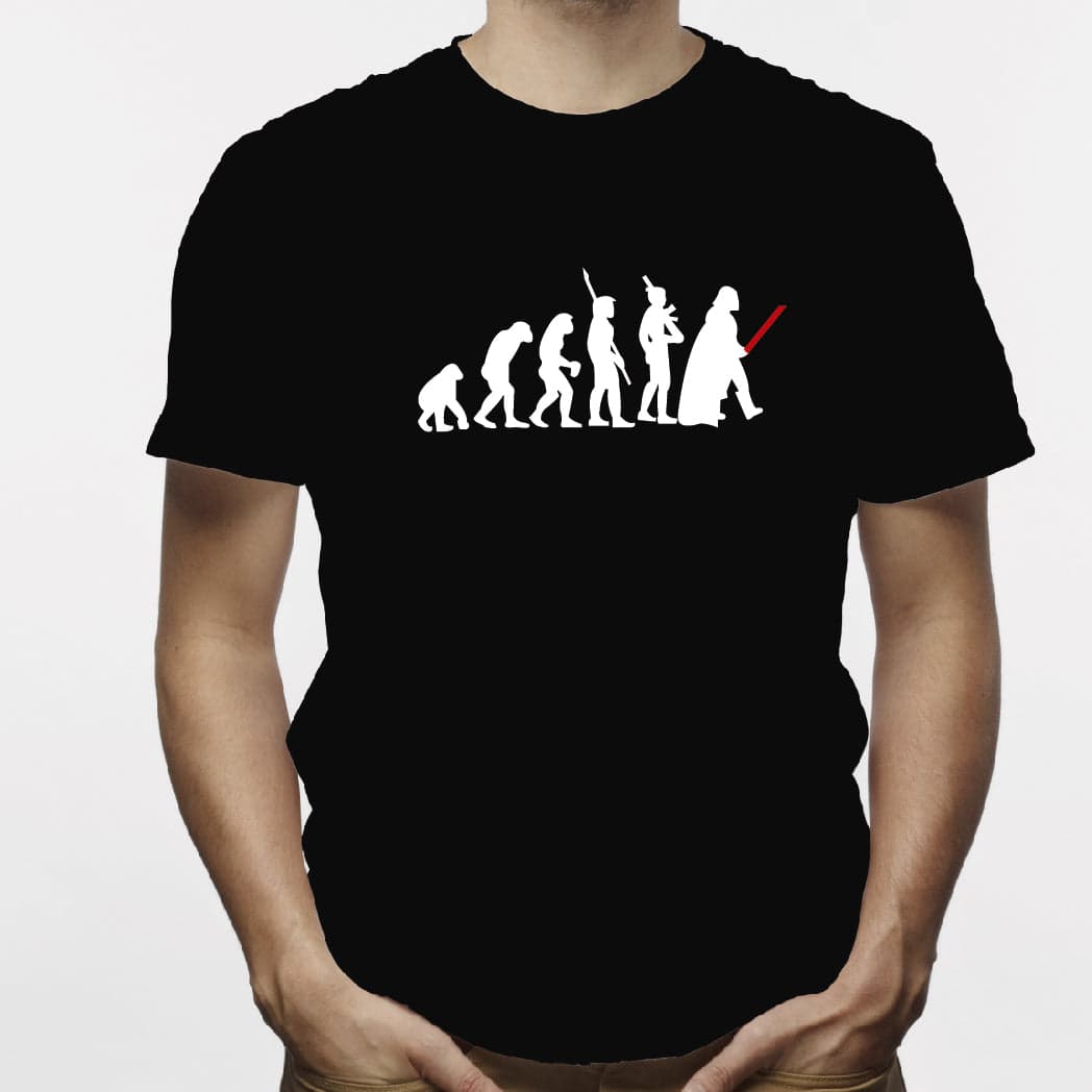 Camiseta estampada hombre Evolución Darth Vader — foto 1