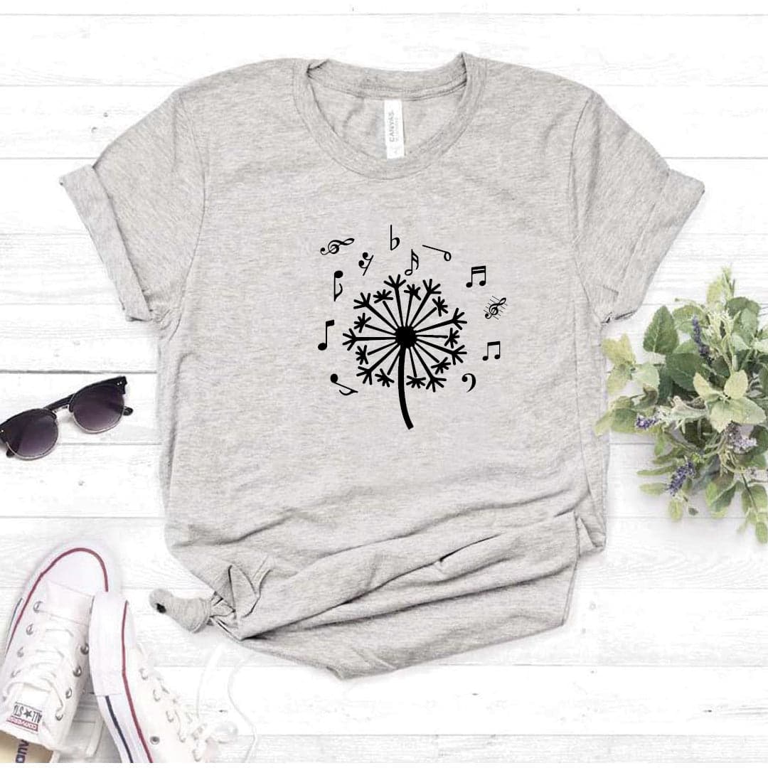Camisa estampada  tipo T-shirt  DIENTE DE LEON MUSICA — foto 7