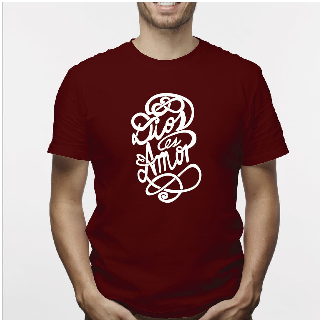 Camiseta estampada hombre T-shirt DIOS ES AMOR — foto 5