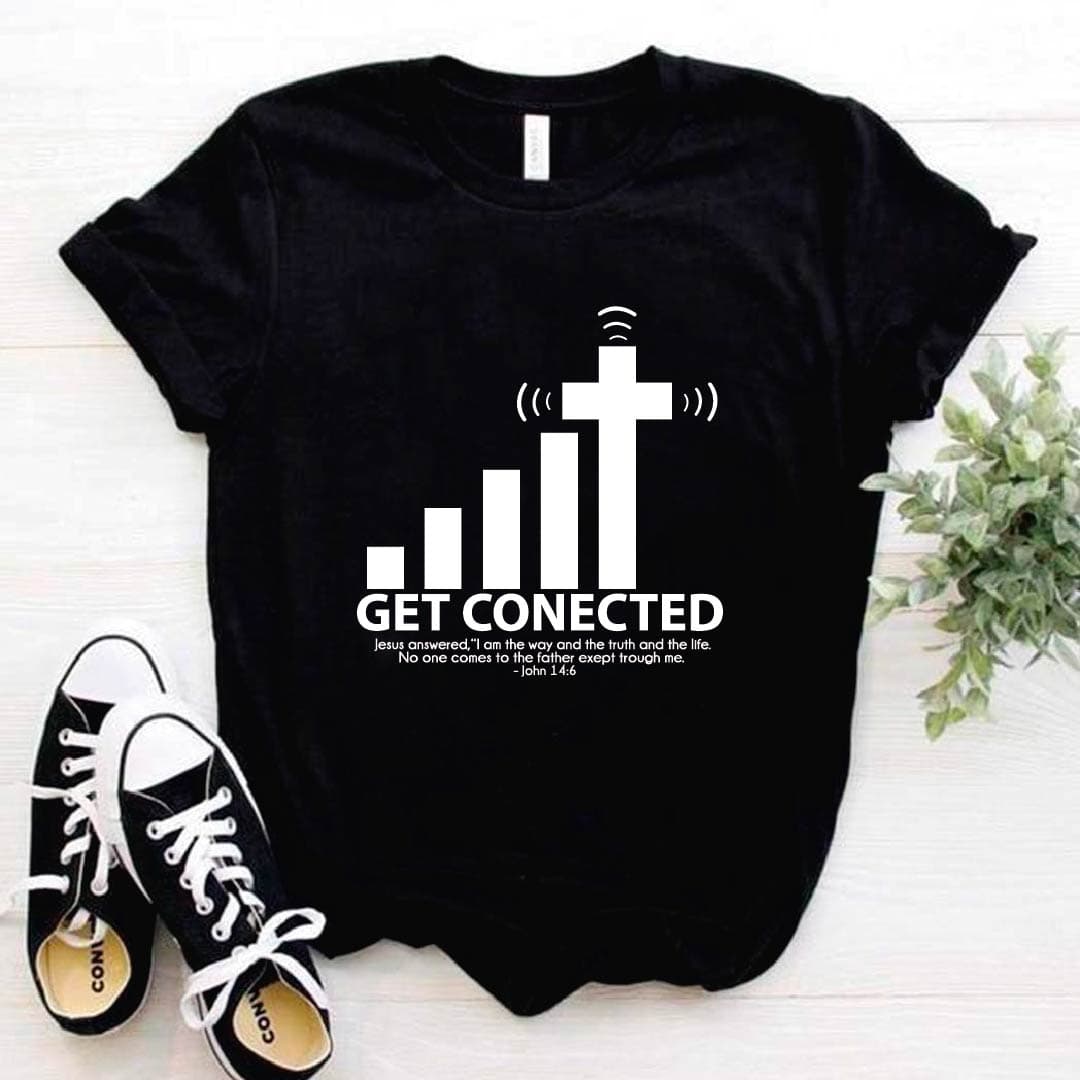 Camiseta estampada tipo T-shirt  GET CONECTED — foto 1