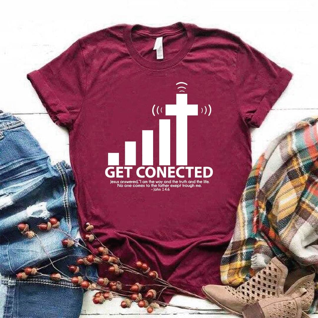 Camiseta estampada tipo T-shirt  GET CONECTED — foto 2