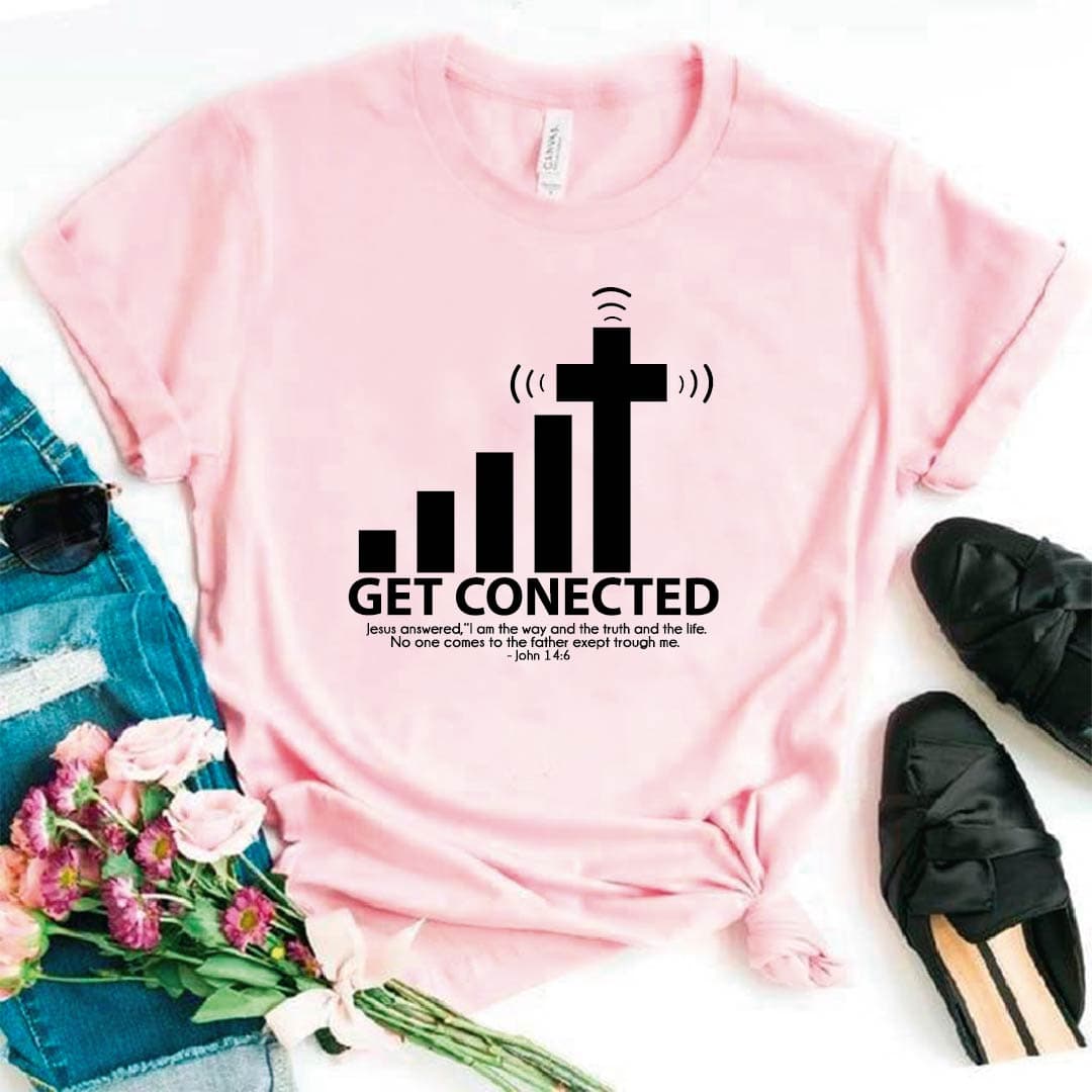 Camiseta estampada tipo T-shirt  GET CONECTED — foto 5