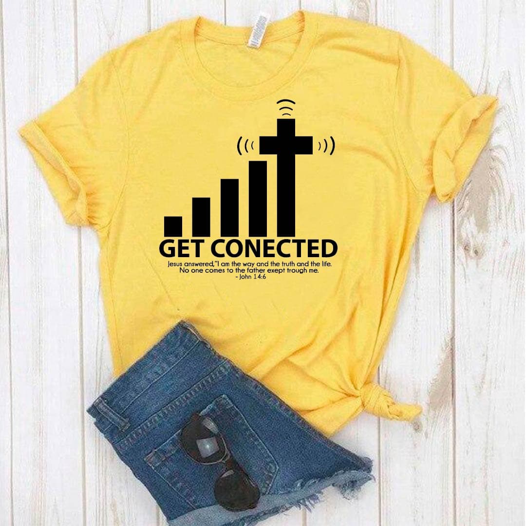 Camiseta estampada tipo T-shirt  GET CONECTED — foto 8