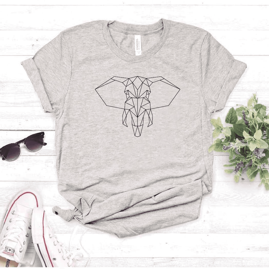Camisa estampada tipo T- shirt Elefante Geometrico (2) — foto 5