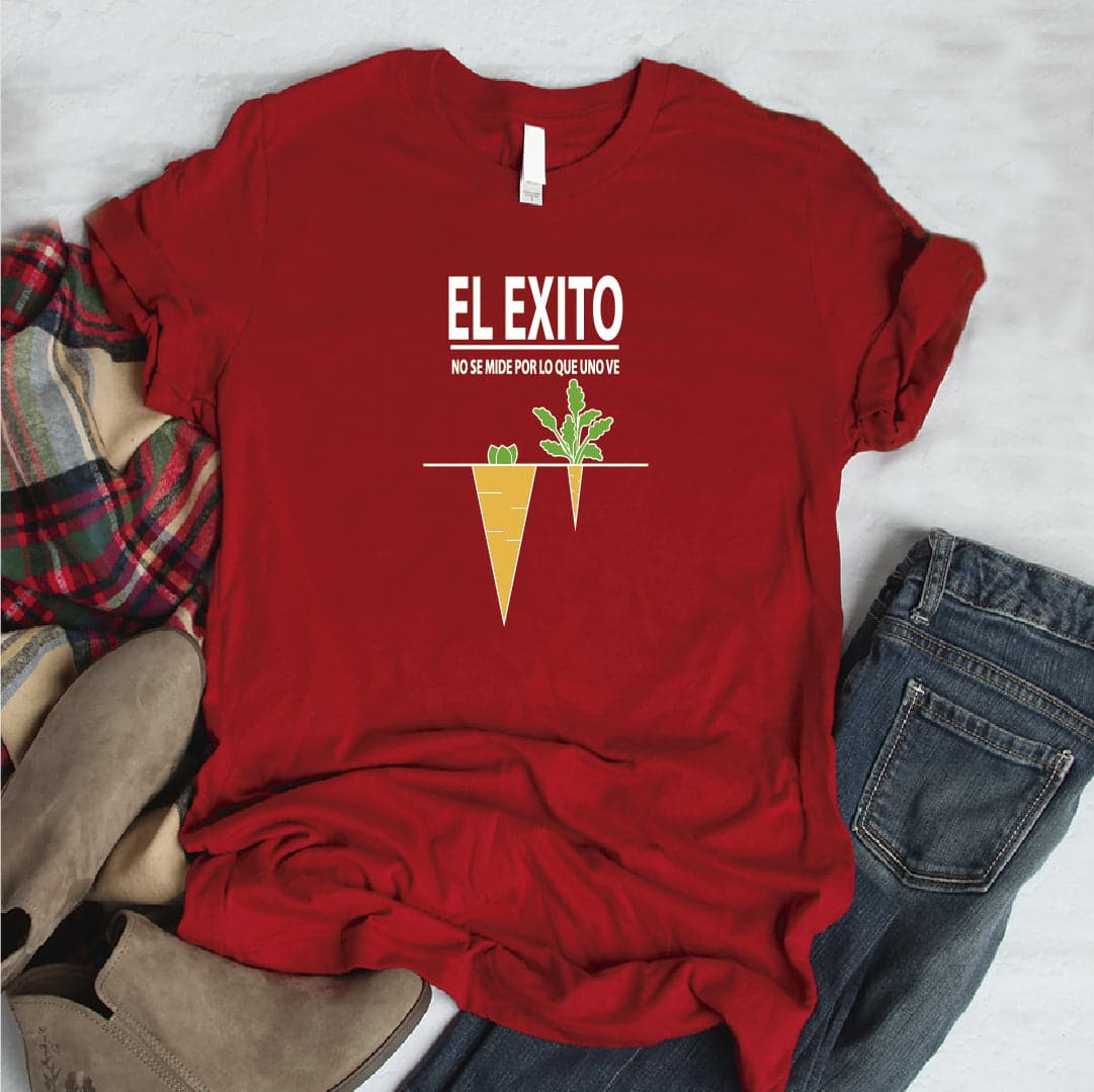 Camisa estampada  tipo T-shirt EL EXITO NO SE MIDE POR LO QUE VES — foto 5
