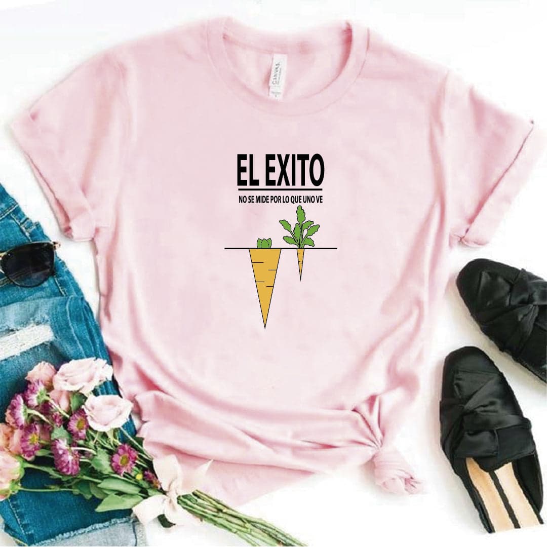 Camisa estampada  tipo T-shirt EL EXITO NO SE MIDE POR LO QUE VES — foto 6