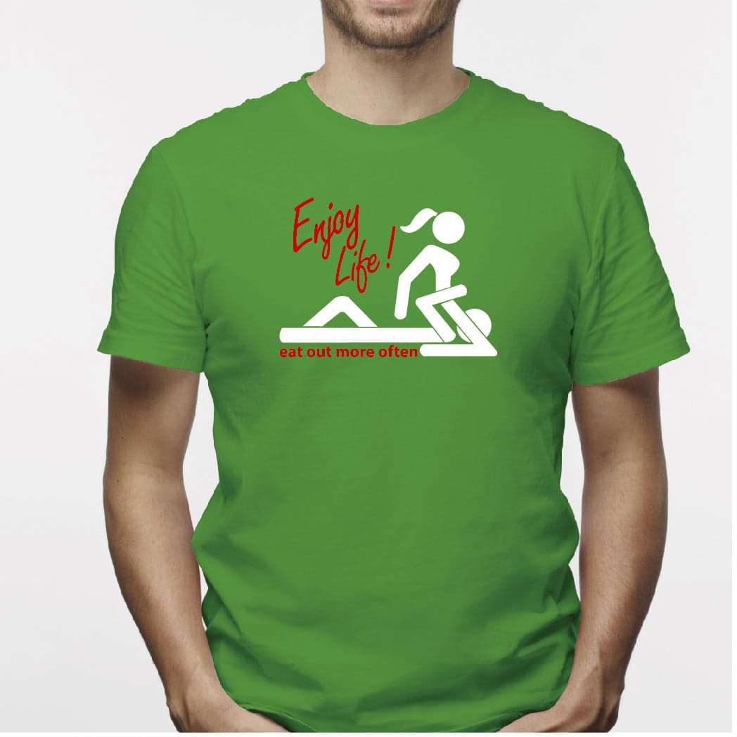 Camisa estampada para hombre tipo T-shirt Enjoy life — foto 6