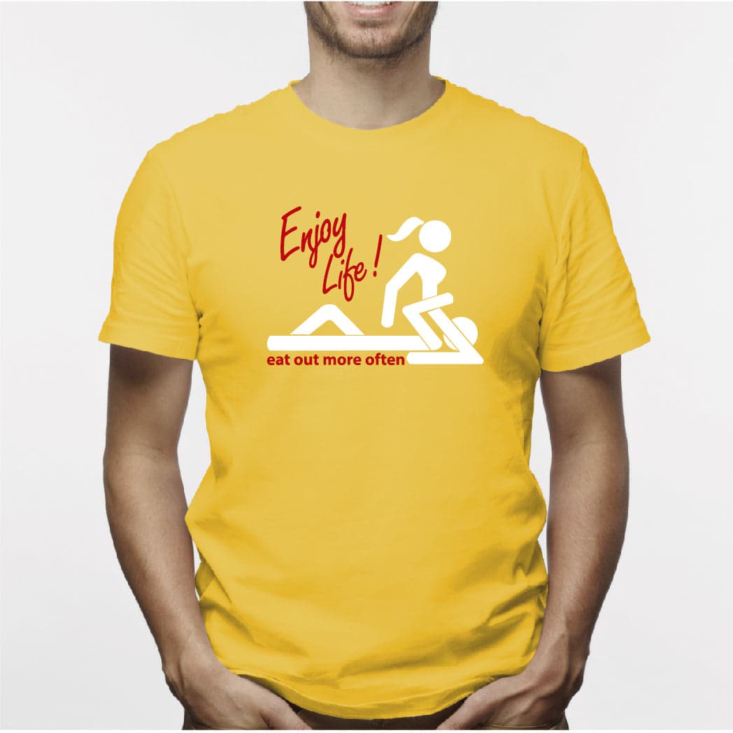 Camisa estampada para hombre tipo T-shirt Enjoy life — foto 7