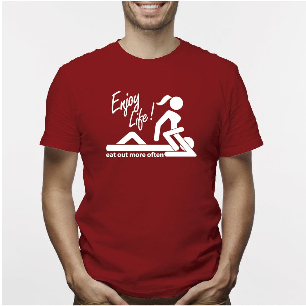 Camisa estampada para hombre tipo T-shirt Enjoy life — foto 5