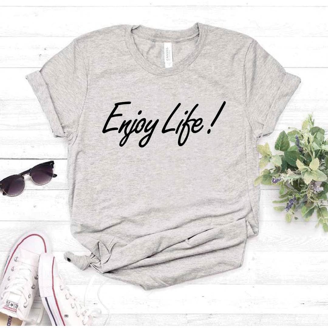 Camiseta estampada tipo T-shirt  Enjoy Life! — foto 1