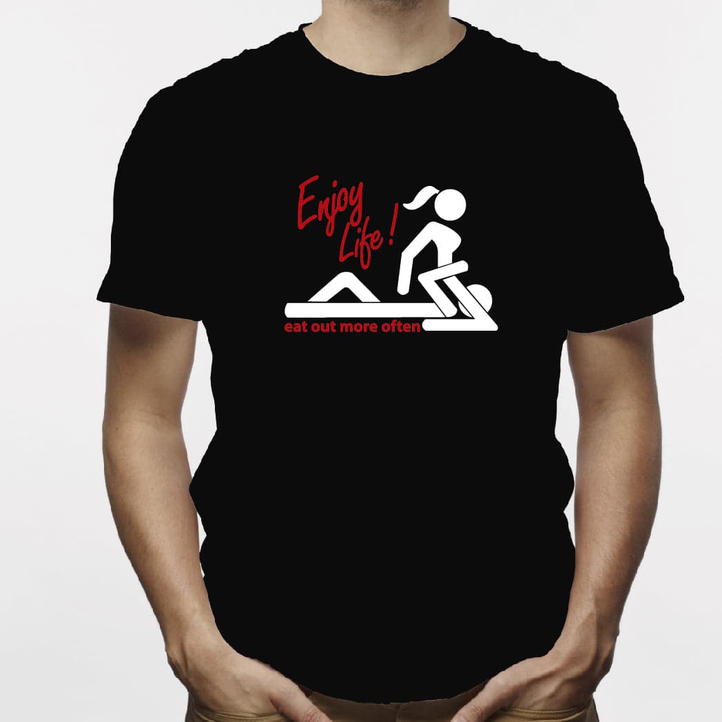 Camisa estampada para hombre tipo T-shirt Enjoy life — foto 2