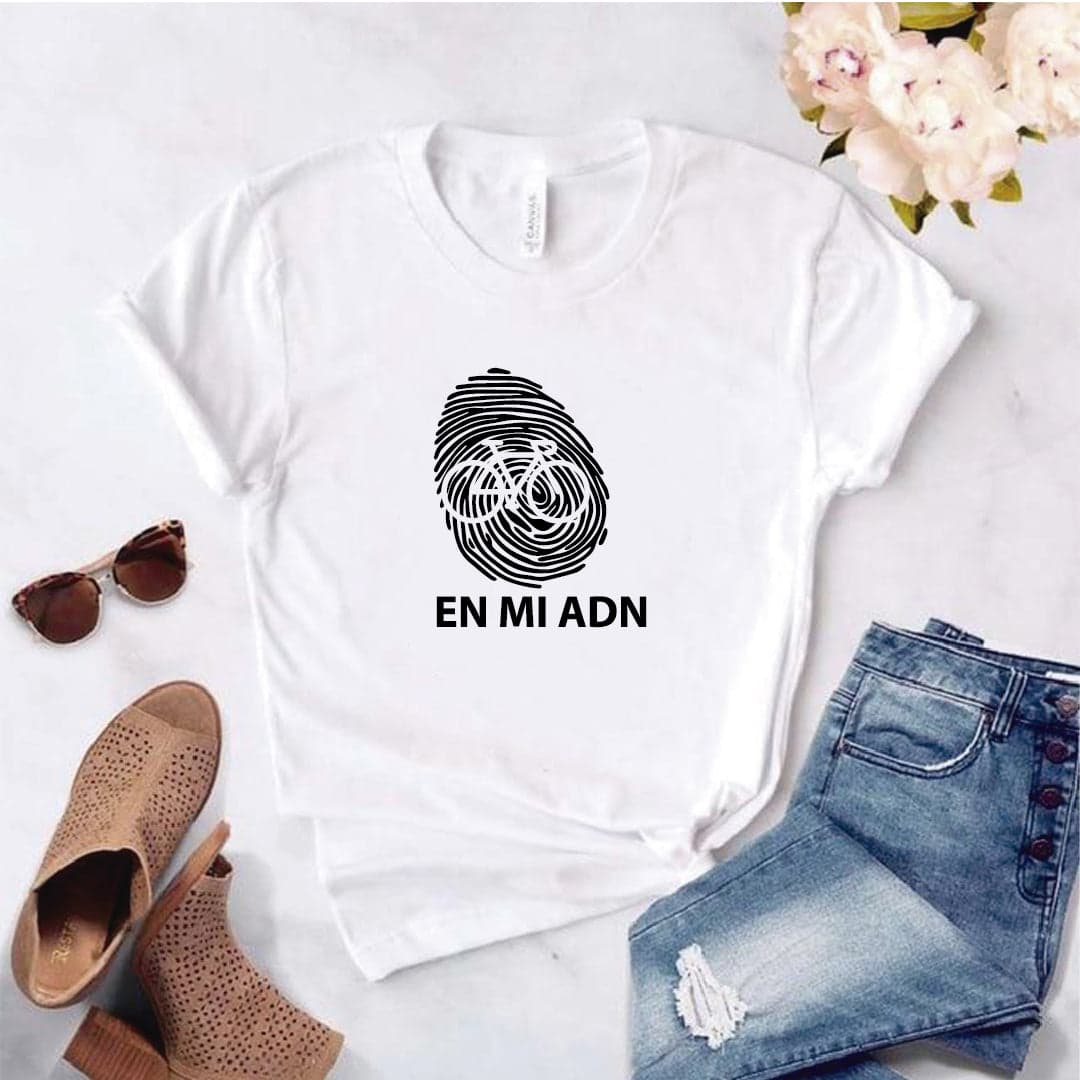 Camisa estampada  tipo T-shirt  CICLISTA EN MI ADN — foto 1